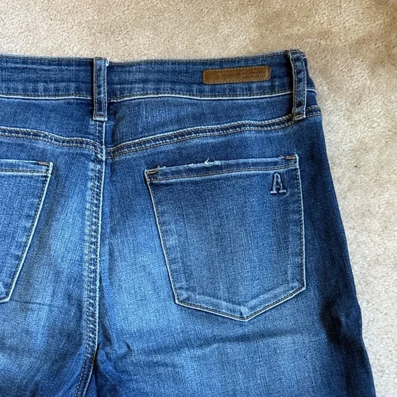 Articles Of Society Dark Blue Distressed Skinny Jeans - Picture 6 of 6